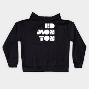 ED MON TON (white) Kids Hoodie